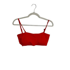 Andie The Bora Bora Swim Top Chili Pepper Red Women's Size XL Convertible Bikini